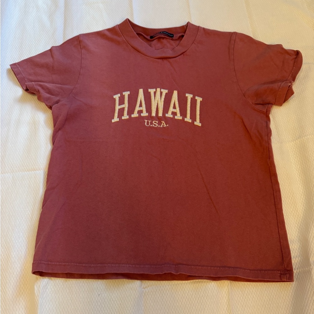Brandy Melville Hawaii U.S.A. T-Shirt - Red